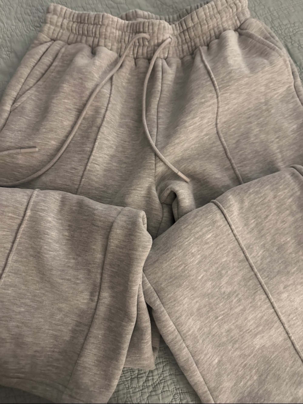 Women's Grey Drawstring Sweatpants